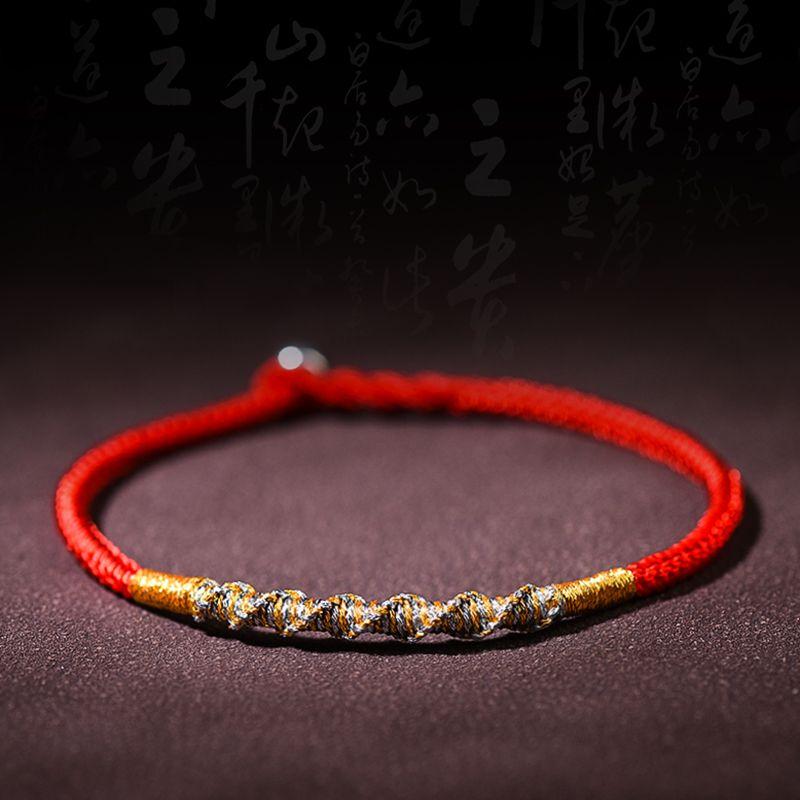Этот Браслет из Красной Веревки Года Животного, Женский Защитный Браслет Ванфу, Год Кролика, Китайский Узел, Ремешок для Ношения, Металлизированная Пряжа, Ручная Работа, Подарок Style one red rope hand circumference 19
Этот Браслет из Красной Веревки Года Животного, Женский Защитный Браслет Ванфу, Год Кролика, Китайский Узел, Ремешок для Ношения, Металлизированная Пряжа, Ручная Работа, Подарок Style one red rope hand circumference 19