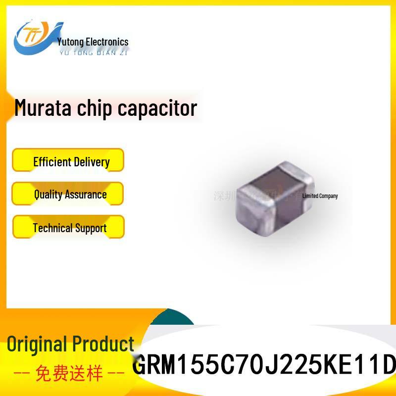 Murata 0402 Ceramic Chip Capacitor, 2.2µF, 6.3V, X7S, 10% Tolerance
Murata 0402 Ceramic Chip Capacitor, 2.2µF, 6.3V, X7S, 10% Tolerance