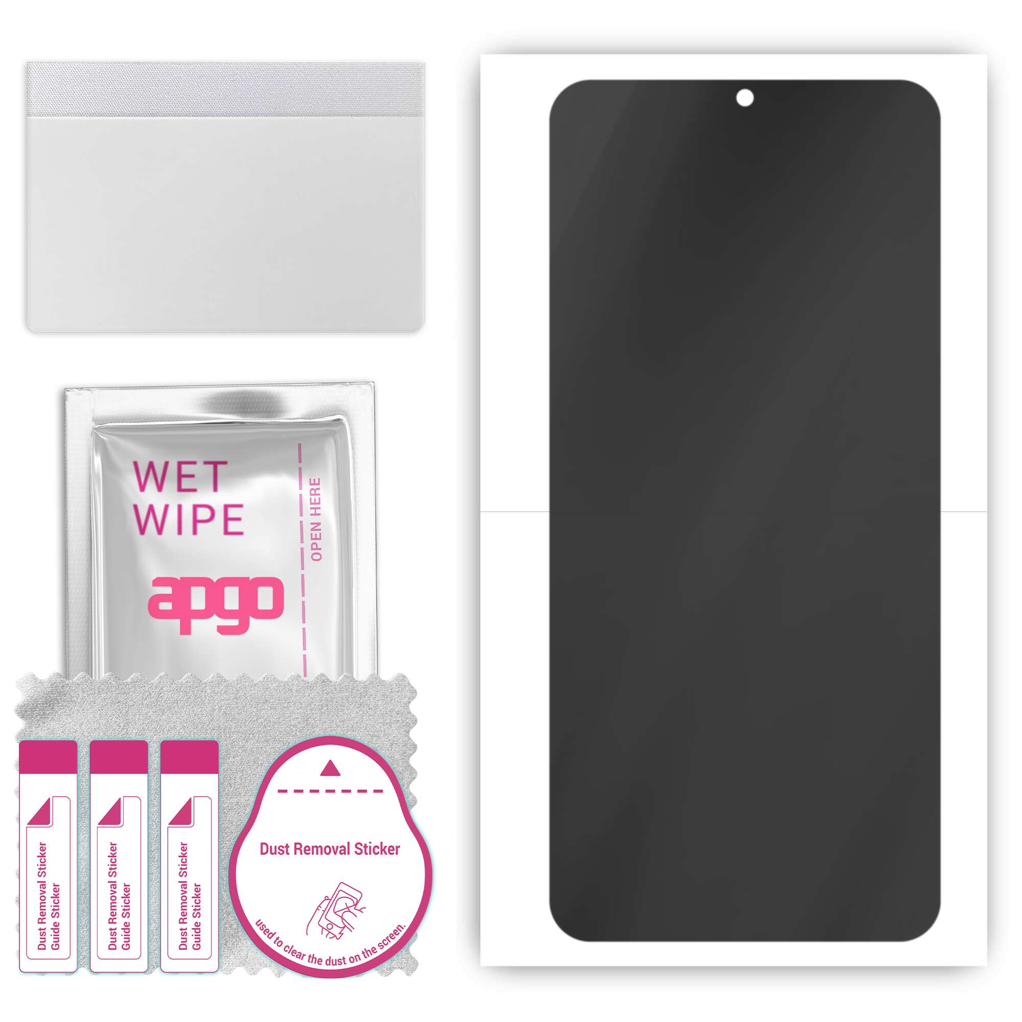 apgo Hydrogel Privacy Matte Screen Protector for TCL L10 Pro, Anti Spy, Hydrogel Film, Flexible, Soft TPU with positioning layer easy installation
apgo Hydrogel Privacy Matte Screen Protector for TCL L10 Pro, Anti Spy, Hydrogel Film, Flexible, Soft TPU with positioning layer easy installation
