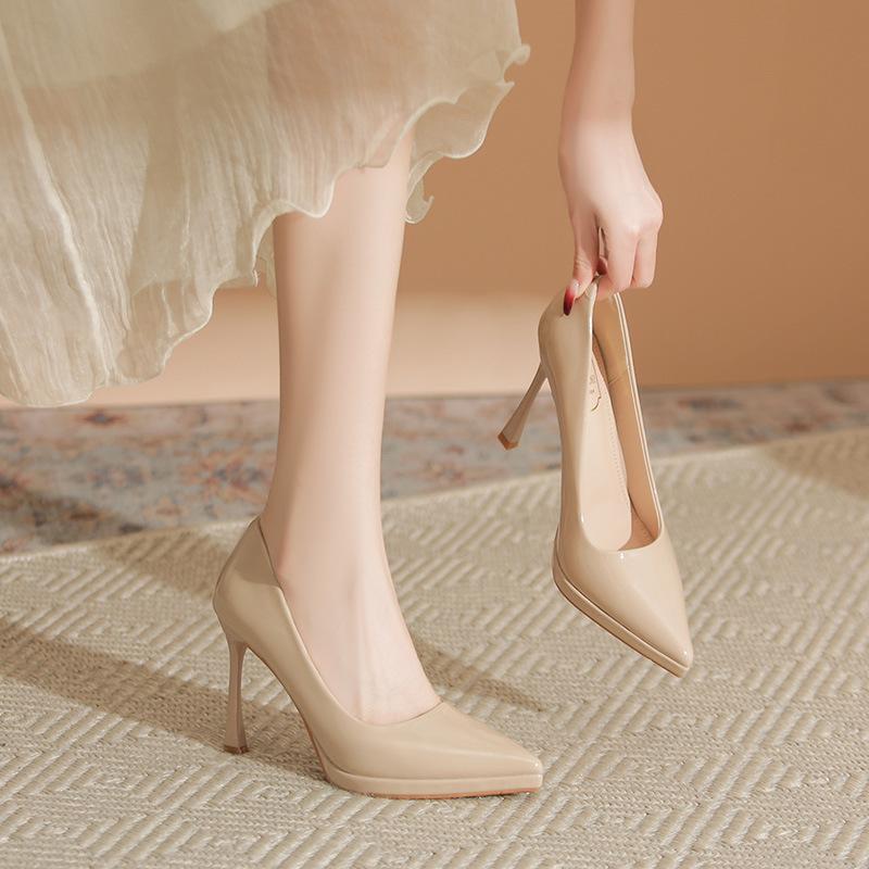 French waterproof table high heels women s elegant temperament pointed head shallow mouth stiletto single shoes versatile height increase women s shoe 34
French waterproof table high heels women s elegant temperament pointed head shallow mouth stiletto single shoes versatile height increase women s shoe 34