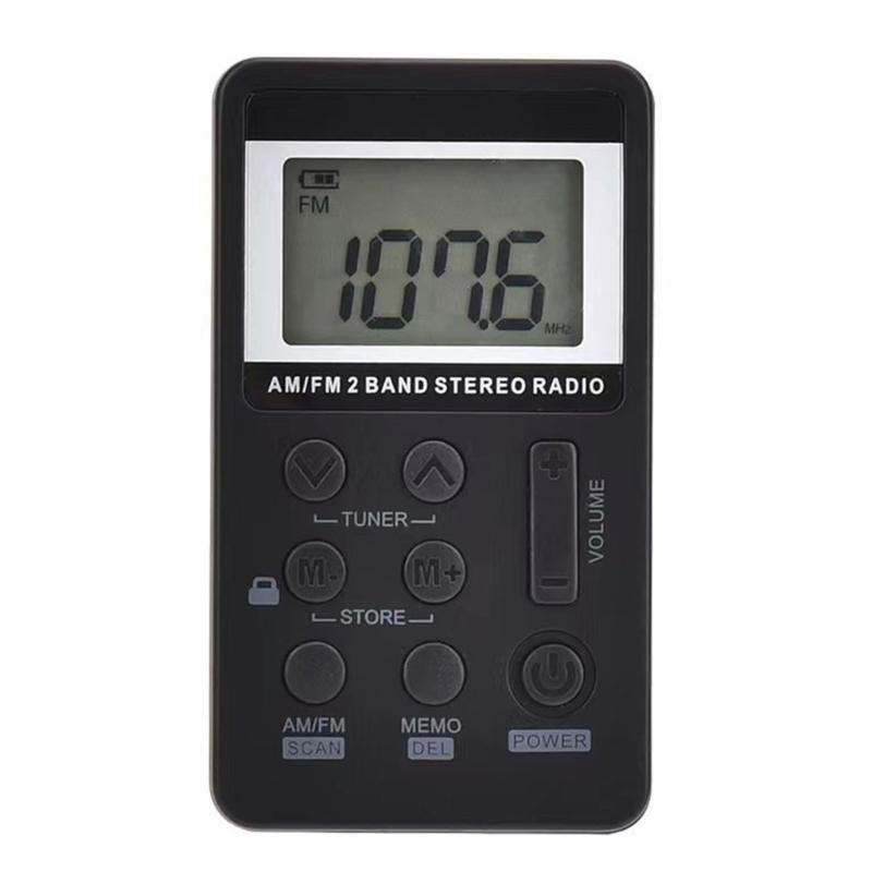 Portable AM/FM Radio with Rechargeable Battery - Enjoy On-The-Go Listening with Earphones and Digital Display 1 чорний
Portable AM/FM Radio with Rechargeable Battery - Enjoy On-The-Go Listening with Earphones and Digital Display 1 чорний