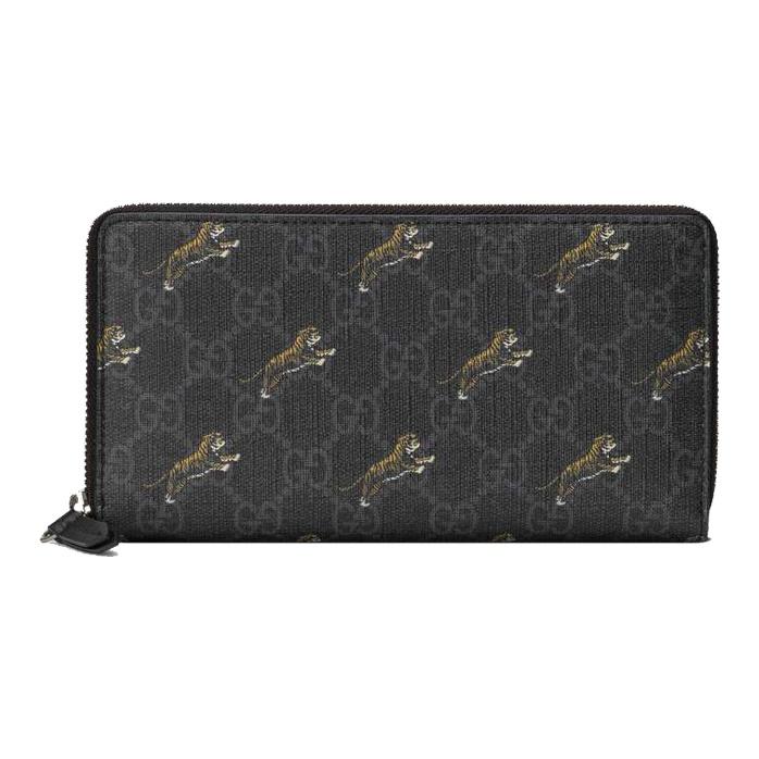 Gucci Tiger Print Logo Long Zipper Canvas And Leather Wallet Men wallet Black Gray 575135-G2BAN-1087 Box(Basic Set+Box)
Gucci Tiger Print Logo Long Zipper Canvas And Leather Wallet Men wallet Black Gray 575135-G2BAN-1087 Box(Basic Set+Box)