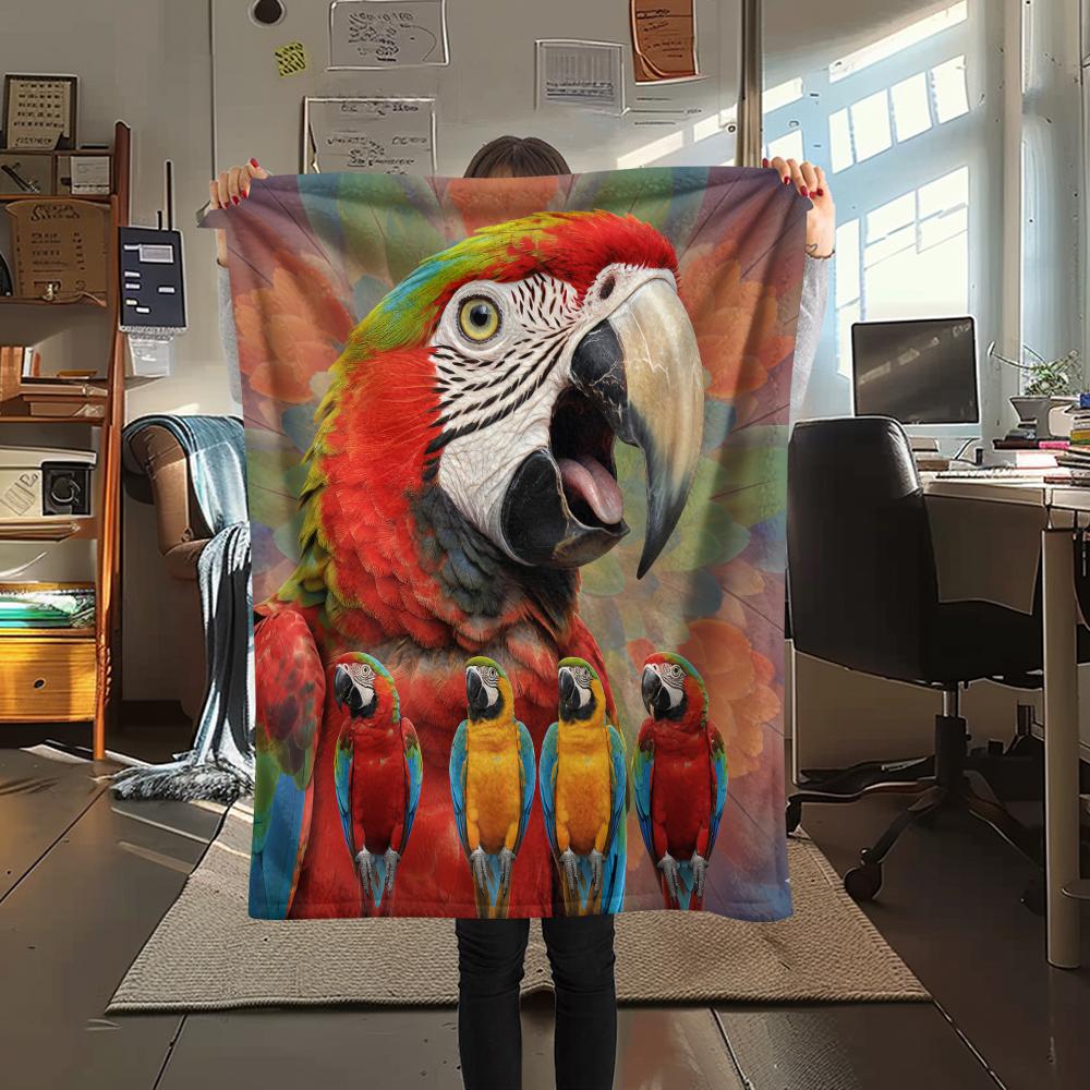 1Pc American Cardinal Parrot Print Flannel Blanket, High quality Comfortable for All Seasons, Home Decor, Warmth and Comfort, Perfect for Gifts 80cm x 120cm
1Pc American Cardinal Parrot Print Flannel Blanket, High quality Comfortable for All Seasons, Home Decor, Warmth and Comfort, Perfect for Gifts 80cm x 120cm