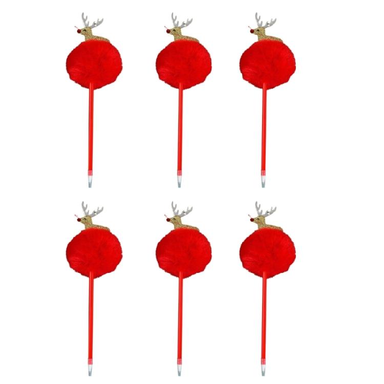 6 Pcs Christmas Ballpoint Pen 0.7mm Cartoon Pen Stationery Pen Holiday Pen Smooth Writing Pen for Student
6 Pcs Christmas Ballpoint Pen 0.7mm Cartoon Pen Stationery Pen Holiday Pen Smooth Writing Pen for Student