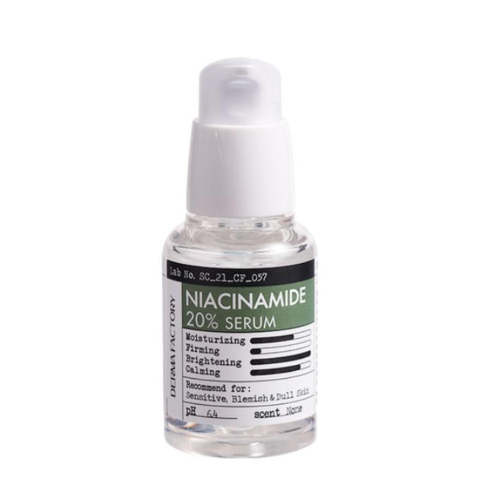 Derma Factory Niacinamide 20% Serum 30ml
Derma Factory Niacinamide 20% Serum 30ml