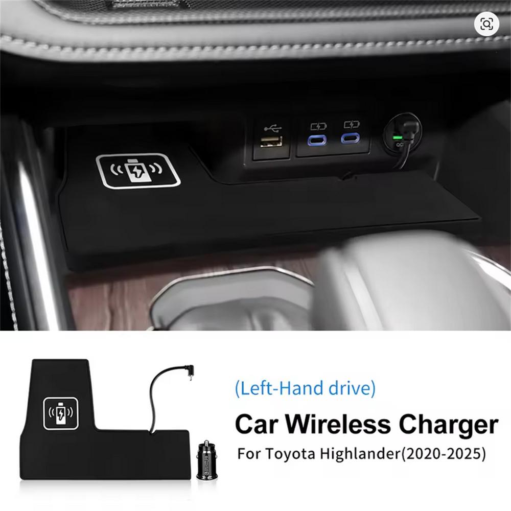 Wireless Charging Pad Mat for Toyota Highlander 2020‑2025 Interior
Wireless Charging Pad Mat for Toyota Highlander 2020‑2025 Interior