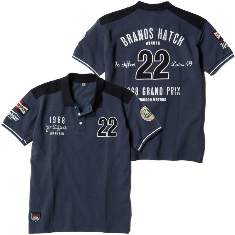 Поло Warson Motors Siffert Brands Hatch с воротником, Идеально в качестве подарка для мужчин и женщин, Круглый год, Размер M, Темно-синий
Поло Warson Motors Siffert Brands Hatch с воротником, Идеально в качестве подарка для мужчин и женщин, Круглый год, Размер M, Темно-синий