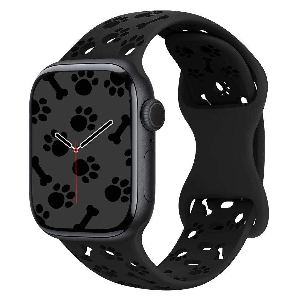 Силіконовий ремінець для Apple iWatch з малюнком собачої лапки для SE та серій 1-9 (3-й ген) 38/40/41mm
Силіконовий ремінець для Apple iWatch з малюнком собачої лапки для SE та серій 1-9 (3-й ген) 38/40/41mm