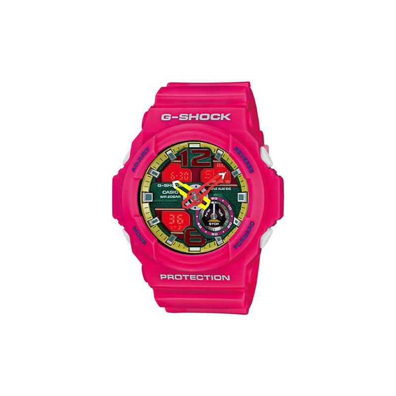 Casio CASIOG-SHOCK fashion trend street cool high-end classic pointer dual display dial sports waterproof quartz movement resin strap GA-310-4A зелёный
Casio CASIOG-SHOCK fashion trend street cool high-end classic pointer dual display dial sports waterproof quartz movement resin strap GA-310-4A зелёный