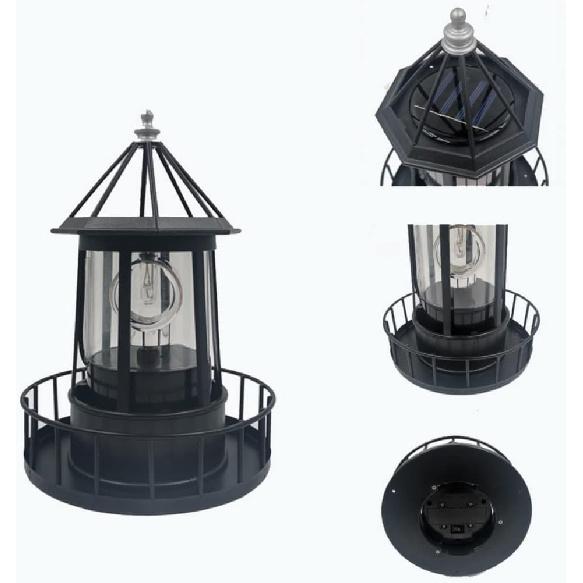 anso Solar Powered LED Rotating Lighthouse Night Light Outdoor Garden Home Decor Lamp (Black) чёрный
anso Solar Powered LED Rotating Lighthouse Night Light Outdoor Garden Home Decor Lamp (Black) чёрный