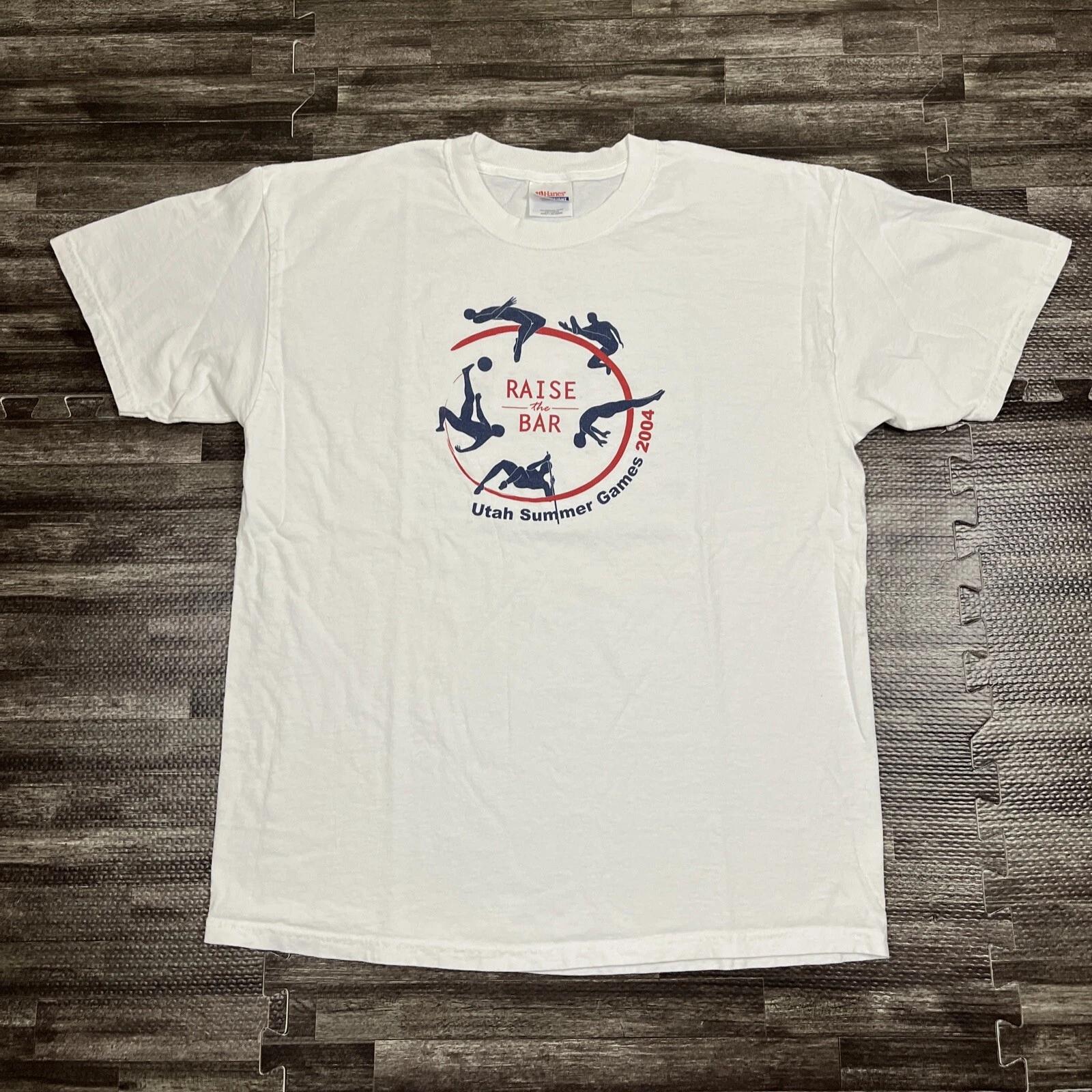 Vintage 2004 Utah Summer Games Graphic Tshirt White Large Unisex Casual VTG Y2K M
Vintage 2004 Utah Summer Games Graphic Tshirt White Large Unisex Casual VTG Y2K M