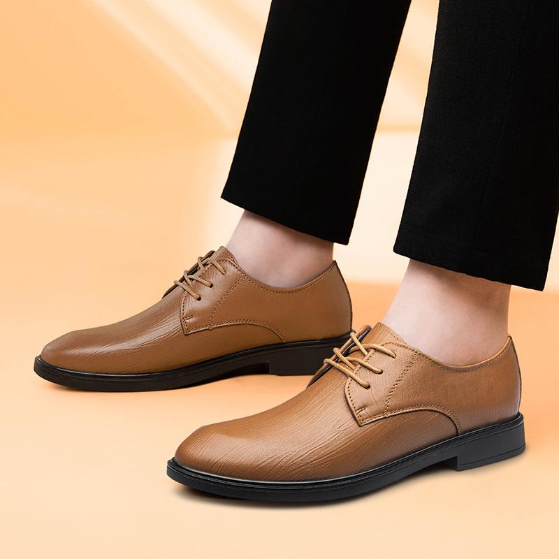 Wedge heel men s casual shoes first layer cowhide British style derby shoes men s black suit men s leather shoes trendy men s shoes 37 чорний
Wedge heel men s casual shoes first layer cowhide British style derby shoes men s black suit men s leather shoes trendy men s shoes 37 чорний