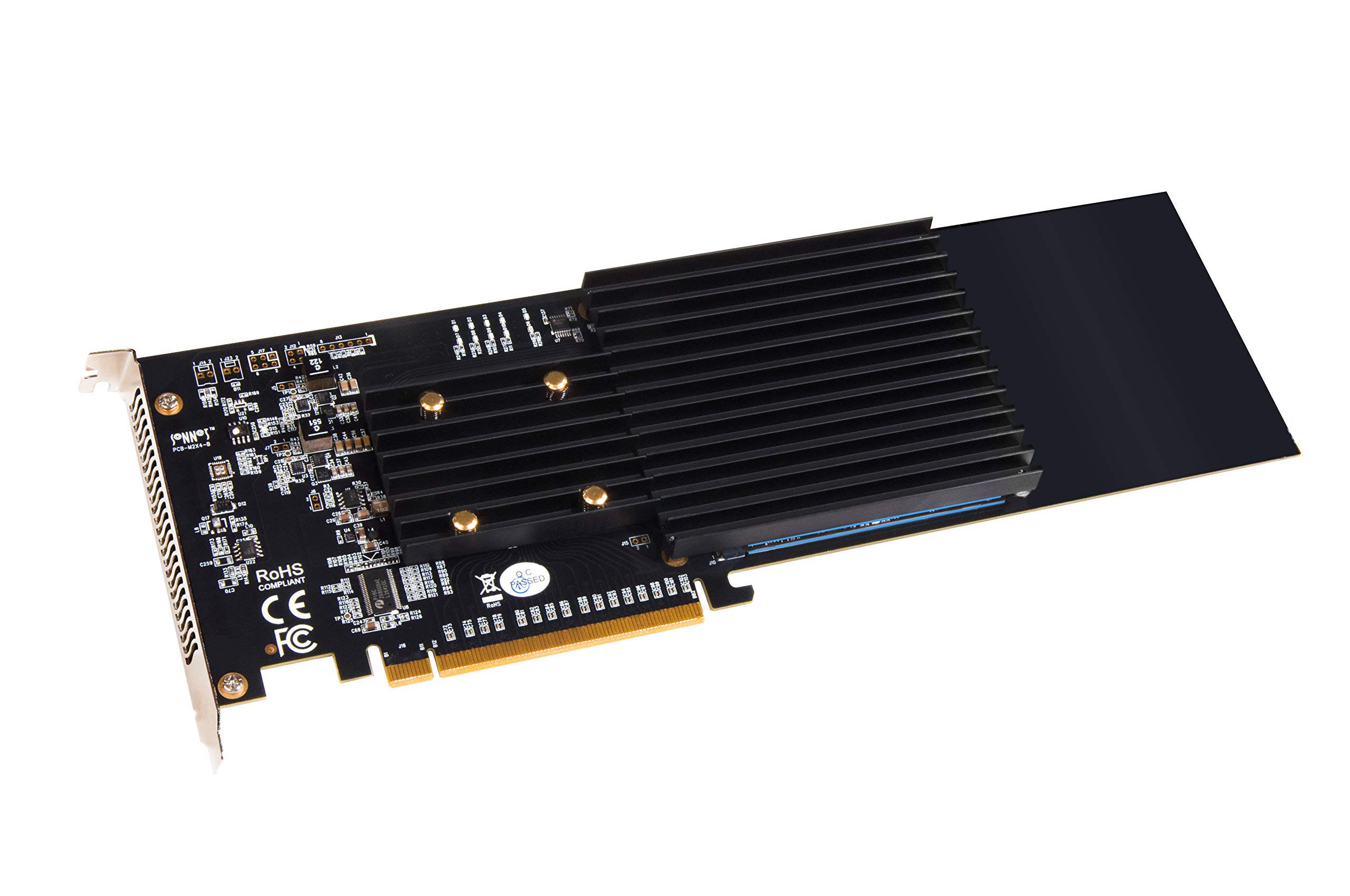 Безшумна плата PCIe SoNNeT M.2 4x4 (Чотири слоти M.2 NVMe SSD) 
Безшумна плата PCIe SoNNeT M.2 4x4 (Чотири слоти M.2 NVMe SSD)