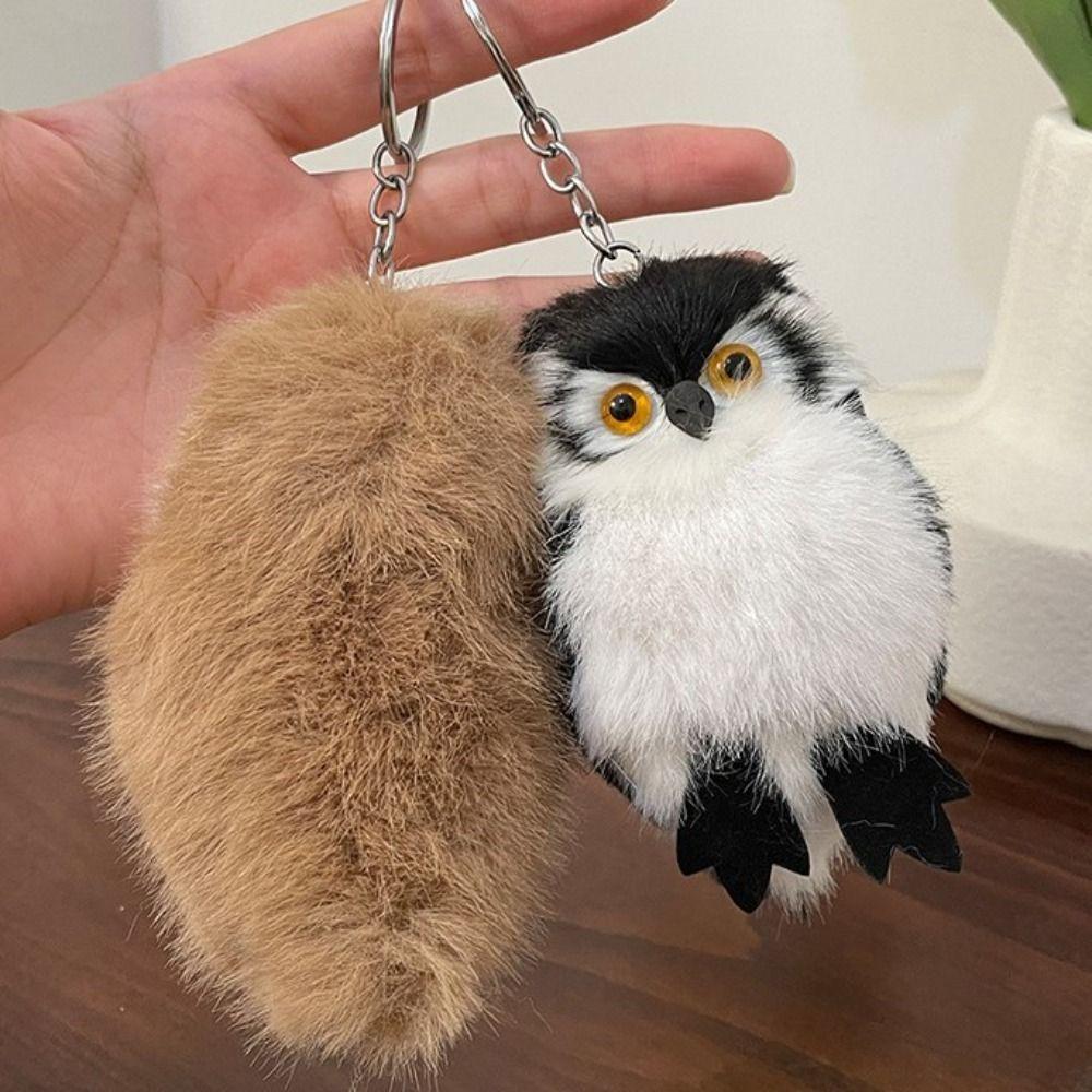 Mixed Color Owl Keychain Zinc Zinc Alloy Plush Doll Washable Backpack Pendant Unisex чорний
Mixed Color Owl Keychain Zinc Zinc Alloy Plush Doll Washable Backpack Pendant Unisex чорний