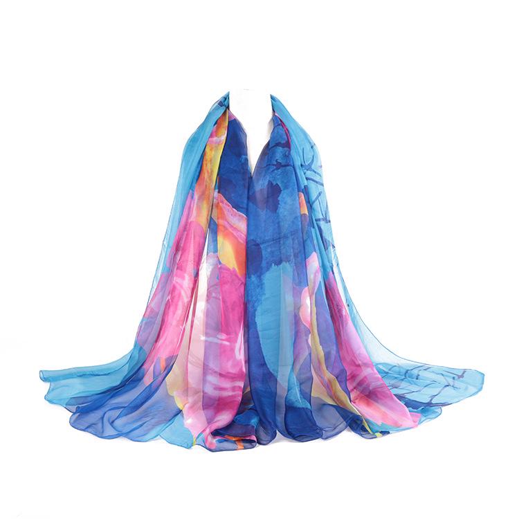 Универсальный шифоновый шарф: Женская шаль для защиты от солнца на осень/зиму, пляжное полотенце очень большого размера в корейском стиле, длинный марлевый платок
Универсальный шифоновый шарф: Женская шаль для защиты от солнца на осень/зиму, пляжное полотенце очень большого размера в корейском стиле, длинный марлевый платок