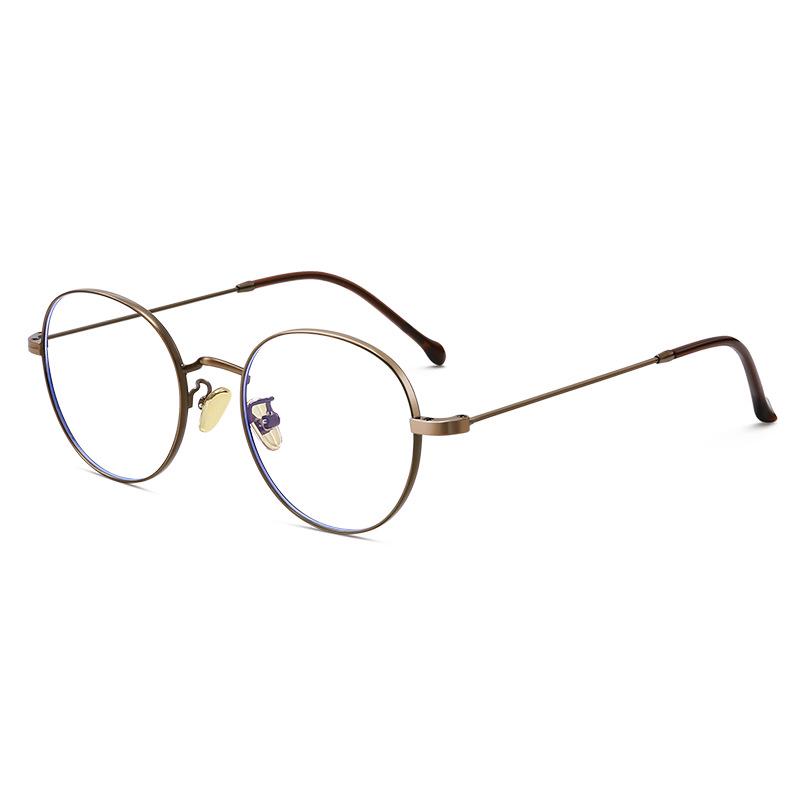 GH8025 Antique Bronze Japanese Round Glasses with Gold Edge - Women s Ultralight, Anti-Blue Light for Small Faces Gun Gray Frame (Anti-Blue Light Lens)
GH8025 Antique Bronze Japanese Round Glasses with Gold Edge - Women s Ultralight, Anti-Blue Light for Small Faces Gun Gray Frame (Anti-Blue Light Lens)