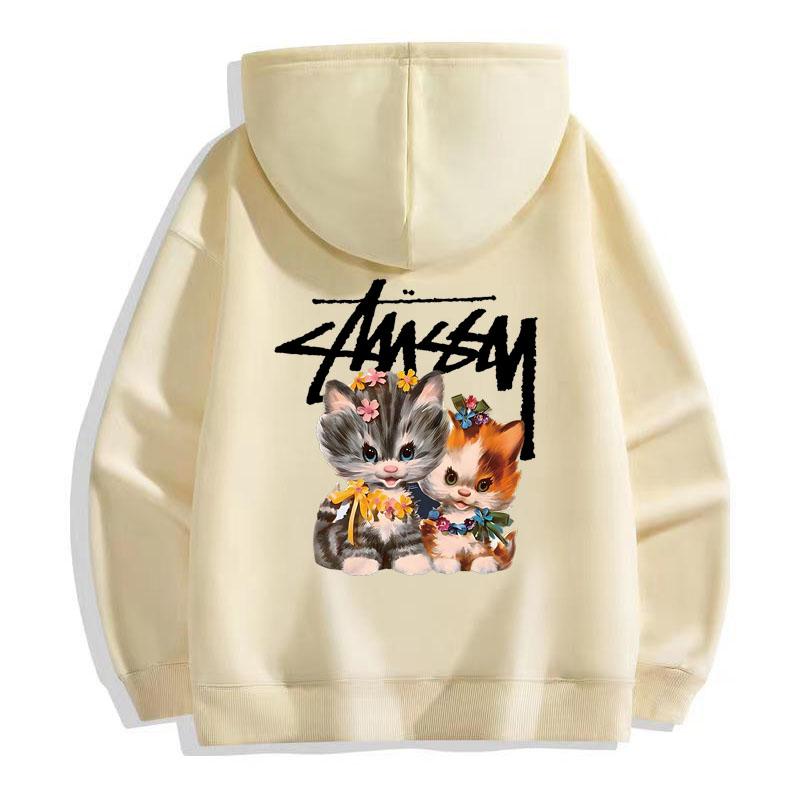 Stussy 2024, осенне-зимняя мужская и женская утепленная и щипаная теплая толстовка из высококачественного хлопка с принтом кота
Stussy 2024, осенне-зимняя мужская и женская утепленная и щипаная теплая толстовка из высококачественного хлопка с принтом кота