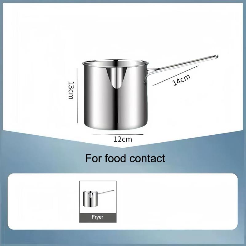 304 Stainless Steel Deep Fryer Basket For Chicken Fish Cooking Rustproof Safe Kitchen Appliance For Restaurant Home Use
304 Stainless Steel Deep Fryer Basket For Chicken Fish Cooking Rustproof Safe Kitchen Appliance For Restaurant Home Use