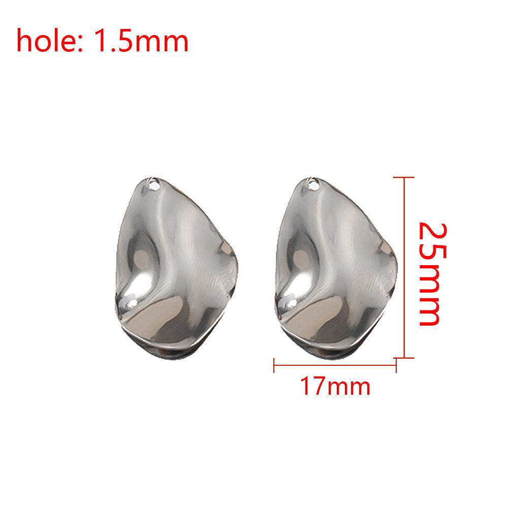 20pcs 10pcs New Stainless Steel Irregular Wave Folds Metal Sheet Pendants Necklace Round Heart Charm Earrings DIY Jewelry Making 10pcs
20pcs 10pcs New Stainless Steel Irregular Wave Folds Metal Sheet Pendants Necklace Round Heart Charm Earrings DIY Jewelry Making 10pcs
