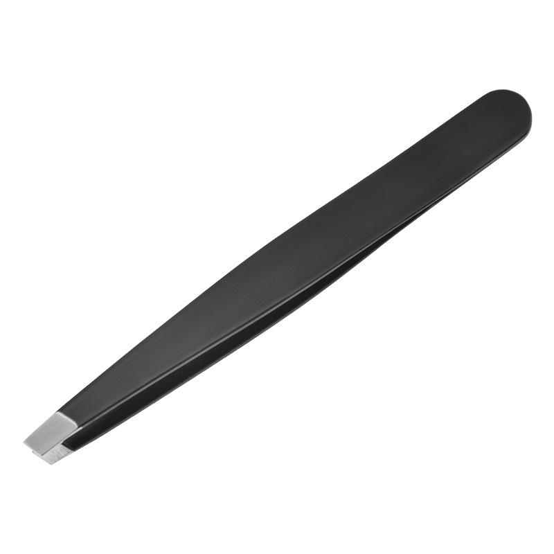 Stainless Steel Black Eyebrow Tweezers with Pointed Tip and False Eyelash Applicator.
Stainless Steel Black Eyebrow Tweezers with Pointed Tip and False Eyelash Applicator.