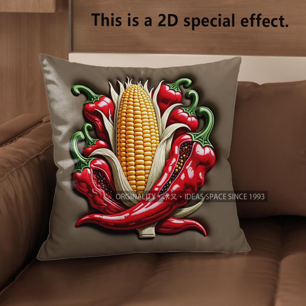 2D Harvest Farm Corn Chili Throw Pillow Covers Pattern Cushion Cover Suitable For Sofa Bedroom Car Pillow Cover 40x40cm
2D Harvest Farm Corn Chili Throw Pillow Covers Pattern Cushion Cover Suitable For Sofa Bedroom Car Pillow Cover 40x40cm