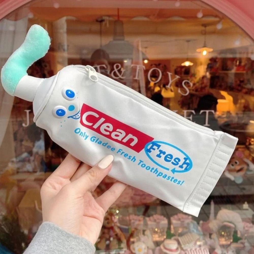 Large Capacity Toothpaste Pencil Case Cosmetic Pouch Stationery Bag Desktop Storage Pouch Student
Large Capacity Toothpaste Pencil Case Cosmetic Pouch Stationery Bag Desktop Storage Pouch Student