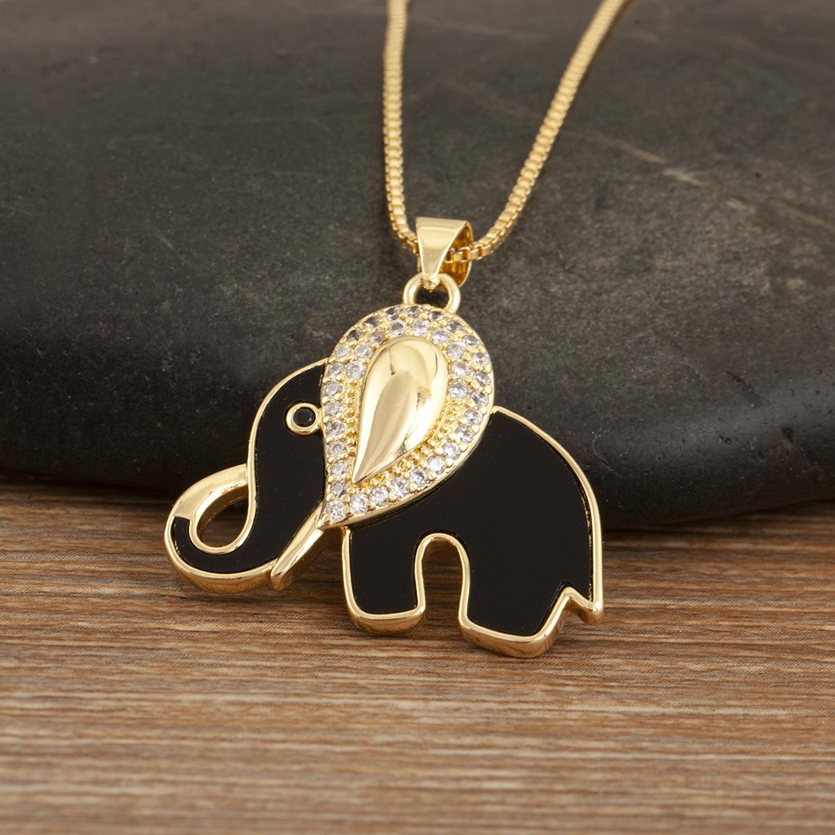 Nidin Fashion Cute Elephant Charms Pendant Necklace For Female Male 3 Colors Choice Daily Party DIY Fine Jewelry Accessories чорний
Nidin Fashion Cute Elephant Charms Pendant Necklace For Female Male 3 Colors Choice Daily Party DIY Fine Jewelry Accessories чорний