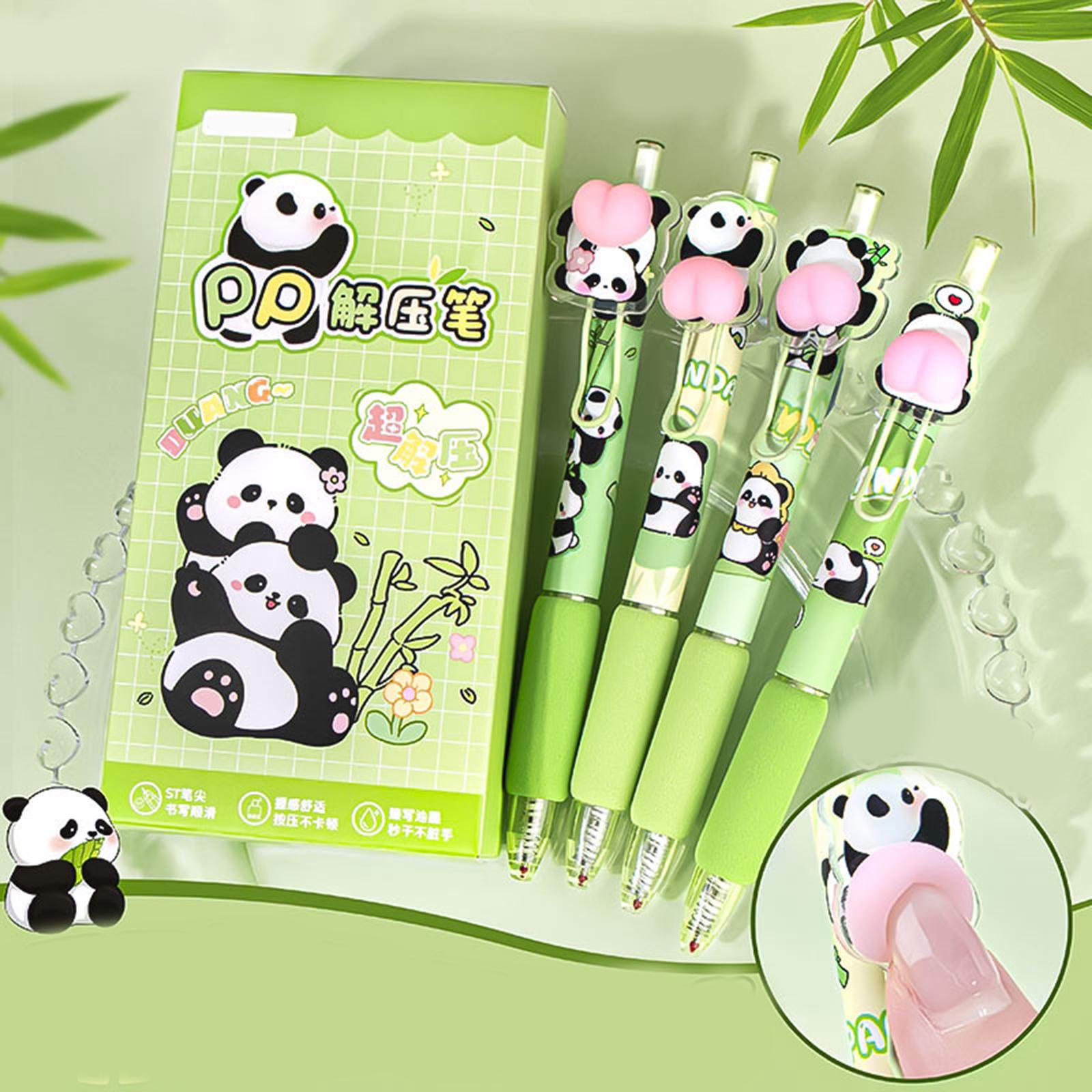 4 Pcs 0.5mm Gel Ink Pen Cartoon Panda Neutral Pen Retractable Black Ink Pen Lovely Capybara Pressing Pen for Journaling 1
4 Pcs 0.5mm Gel Ink Pen Cartoon Panda Neutral Pen Retractable Black Ink Pen Lovely Capybara Pressing Pen for Journaling 1