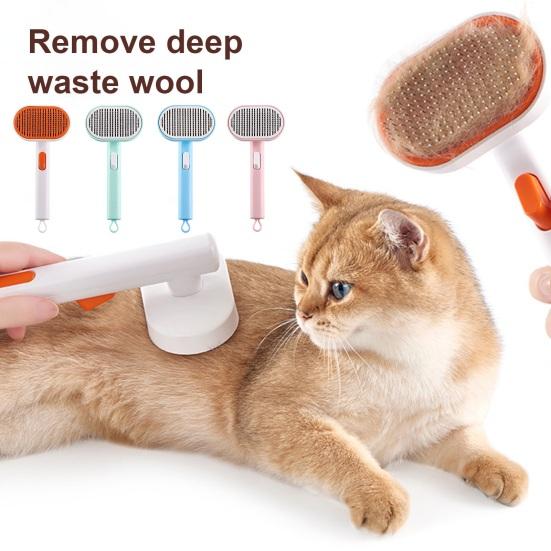 Self-Cleaning Cat Brush for Pet with Release Button Shedding Pet Comb for Long Short Haired Dogs Cats Tangle-free Grooming Brush Pet Hair Remover Tool
Self-Cleaning Cat Brush for Pet with Release Button Shedding Pet Comb for Long Short Haired Dogs Cats Tangle-free Grooming Brush Pet Hair Remover Tool