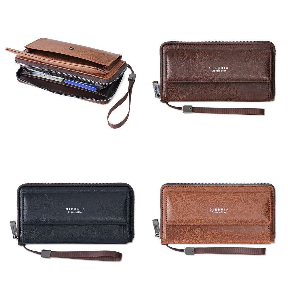 Card Brand Long Zipper Wallet Purse ID Card Holder Simple Business Clutch Bag Business чорний
Card Brand Long Zipper Wallet Purse ID Card Holder Simple Business Clutch Bag Business чорний