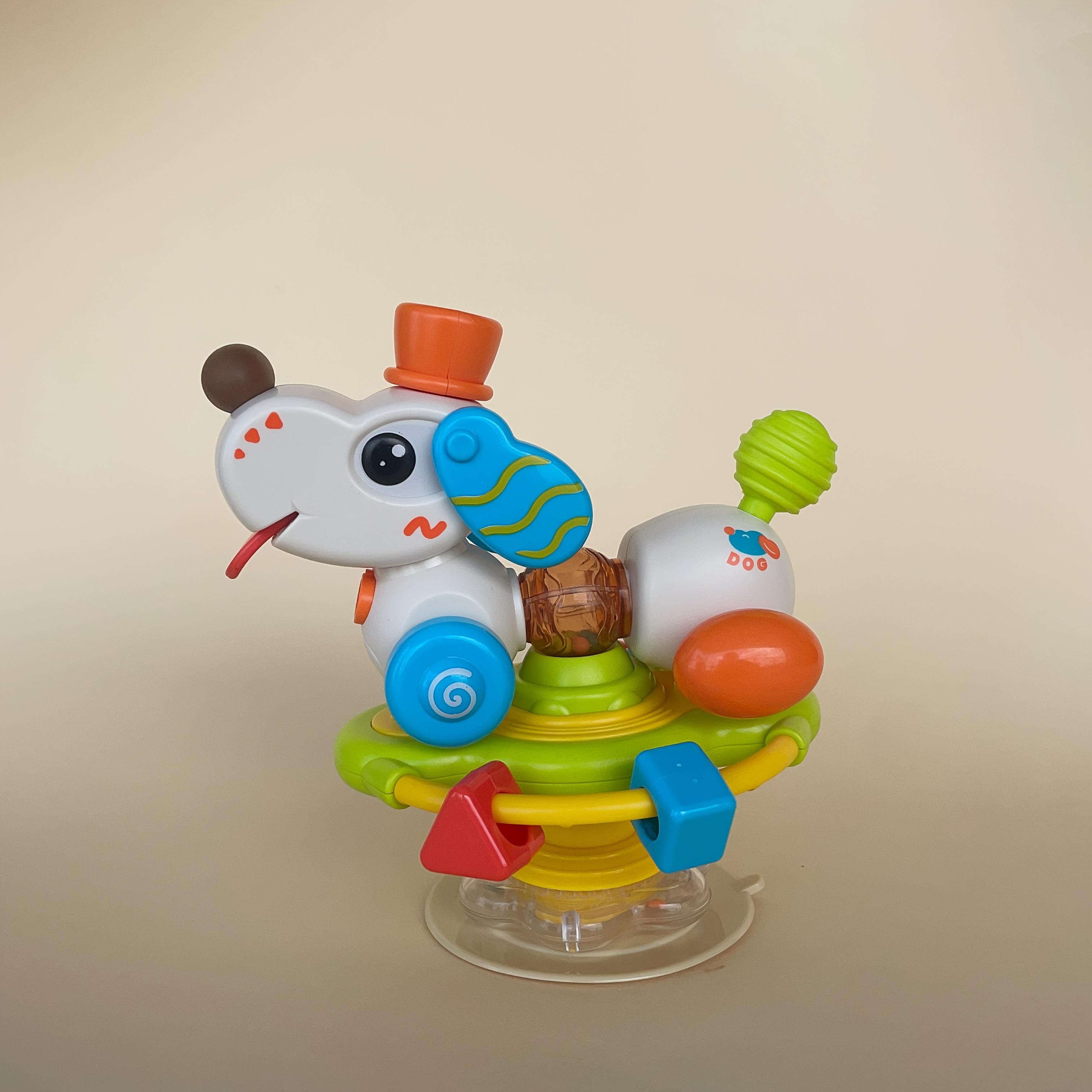 New Multi Functional Infant and Toddler Educational Toy,baby Table with Puppy Suction Cup, Rotating Fun, Detachable Steering Wheel Educational Toy білий
New Multi Functional Infant and Toddler Educational Toy,baby Table with Puppy Suction Cup, Rotating Fun, Detachable Steering Wheel Educational Toy білий