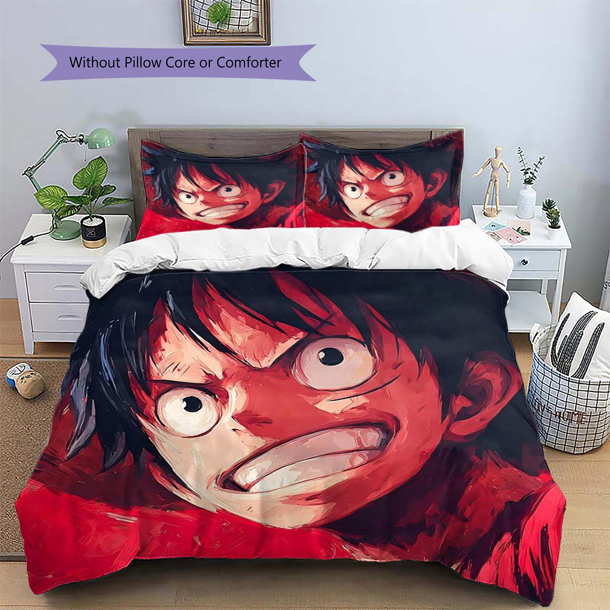 Luffy Patterned Pillowcase & Duvet Cover Set Daily Use Bedding Decor Great Present for Lovers.-TING 135x200cm
Luffy Patterned Pillowcase & Duvet Cover Set Daily Use Bedding Decor Great Present for Lovers.-TING 135x200cm