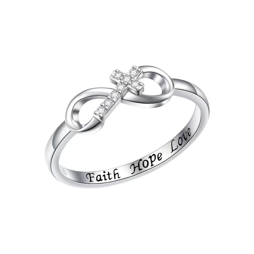 Fashion Women Cross Bowknot Figure 8 Ring High End Trendy Statement Band Jewelry Us size 5#
Fashion Women Cross Bowknot Figure 8 Ring High End Trendy Statement Band Jewelry Us size 5#