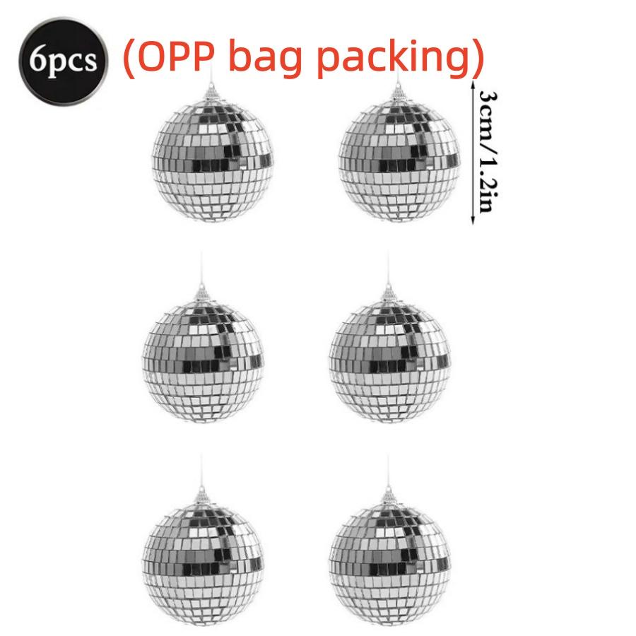 20PCS 4D Silver Ball Party Mirror Ball Cool Reflective Christmas Tree Decoration Suitable for Wedding Parties Dance Music
20PCS 4D Silver Ball Party Mirror Ball Cool Reflective Christmas Tree Decoration Suitable for Wedding Parties Dance Music