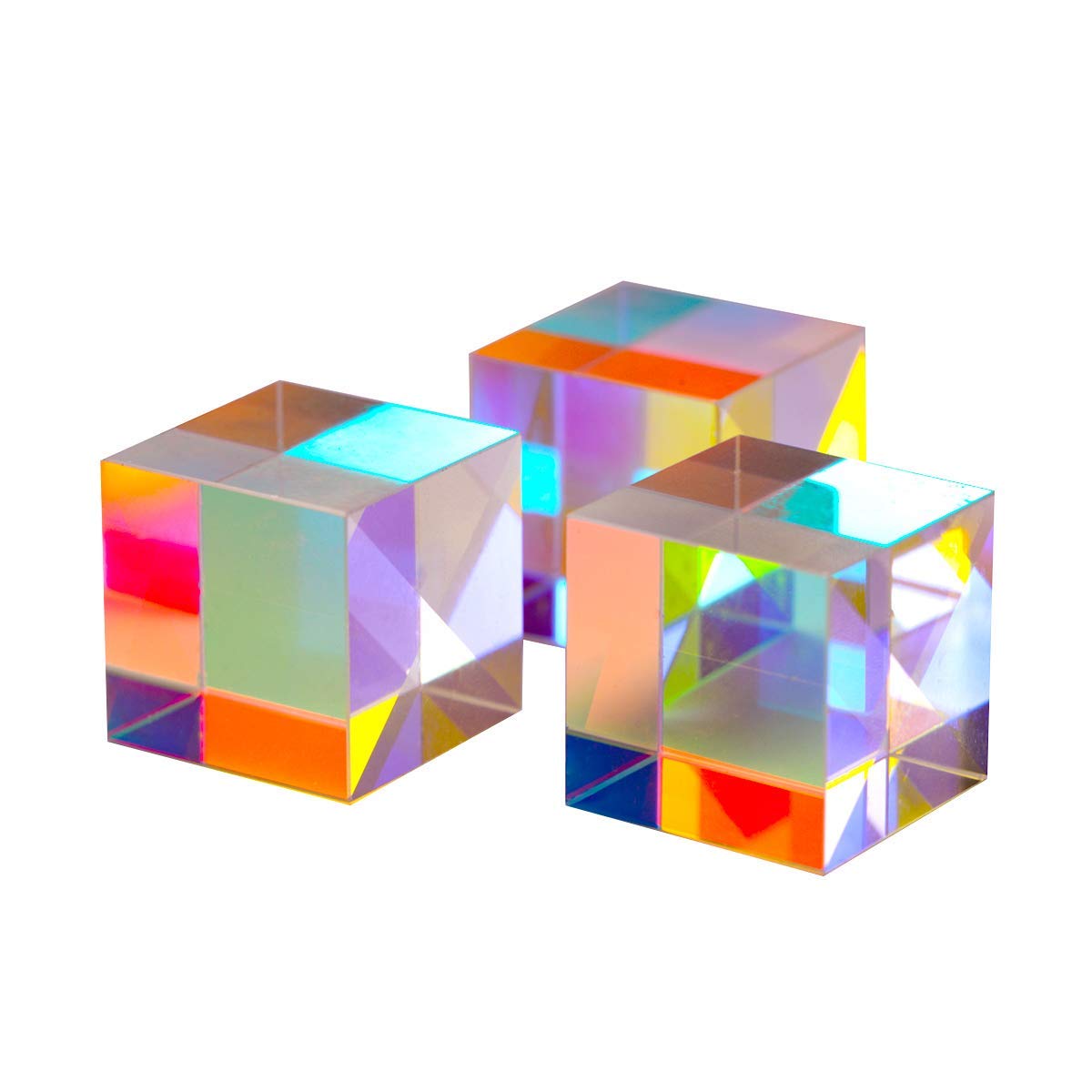 Set of 3 Prism Cube Glass Cube Prism Trichroic Prism RGB Glass Optical Science Physics Education Photo Effects x x 2.1cm 2.1cm 2.1cm
Set of 3 Prism Cube Glass Cube Prism Trichroic Prism RGB Glass Optical Science Physics Education Photo Effects x x 2.1cm 2.1cm 2.1cm