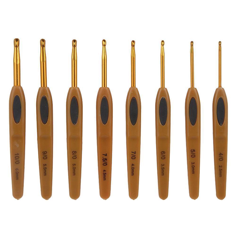 8Pcs Crochet Hook Set Aluminum Crochet Needles Kit DIY Sewing Weaving Tools Yarn Knitting Needles Set Crochet Hooks for Beginner
8Pcs Crochet Hook Set Aluminum Crochet Needles Kit DIY Sewing Weaving Tools Yarn Knitting Needles Set Crochet Hooks for Beginner