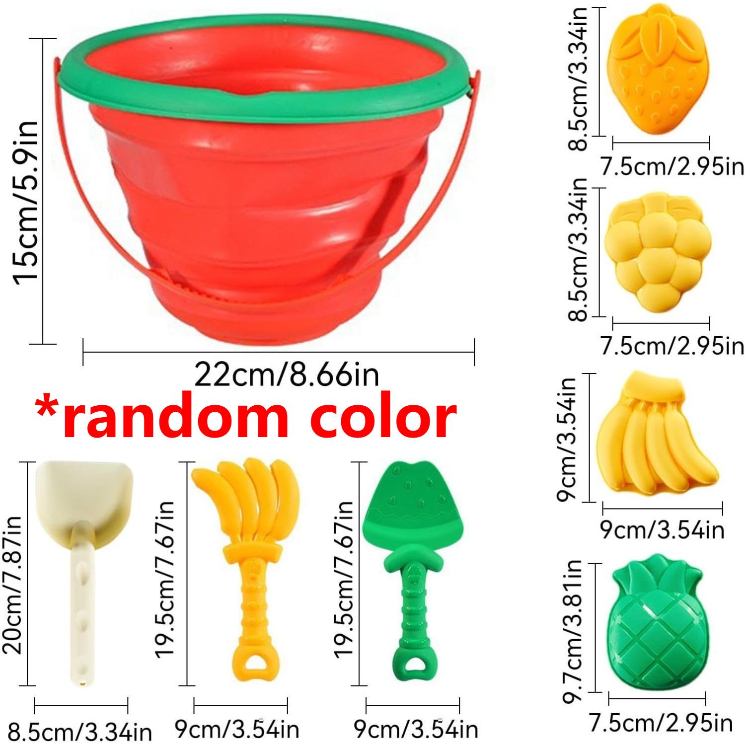 Beach Toys Sand Toys Set For Kids With Watermelon Bucket Fruit Sand Molds Shovel Rake Sandbox Toys For Toddlers Outdoor Travel
Beach Toys Sand Toys Set For Kids With Watermelon Bucket Fruit Sand Molds Shovel Rake Sandbox Toys For Toddlers Outdoor Travel