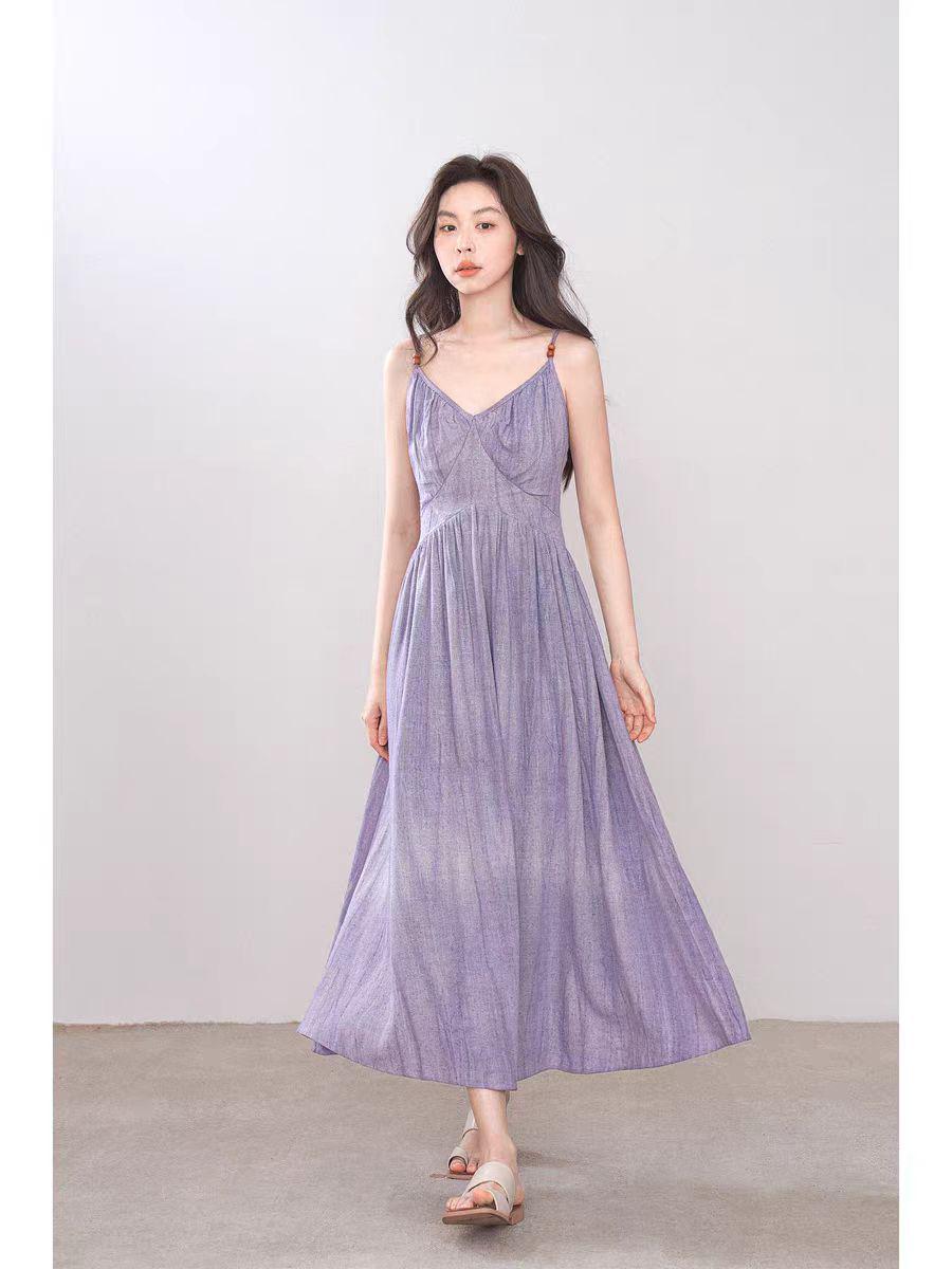 Fasilu Women s French Retro Purple Spaghetti Strap Summer Dress - Slimming Waist Long Skirt for Beach Holidays 2X-Large красный/фиолетовый
Fasilu Women s French Retro Purple Spaghetti Strap Summer Dress - Slimming Waist Long Skirt for Beach Holidays 2X-Large красный/фиолетовый