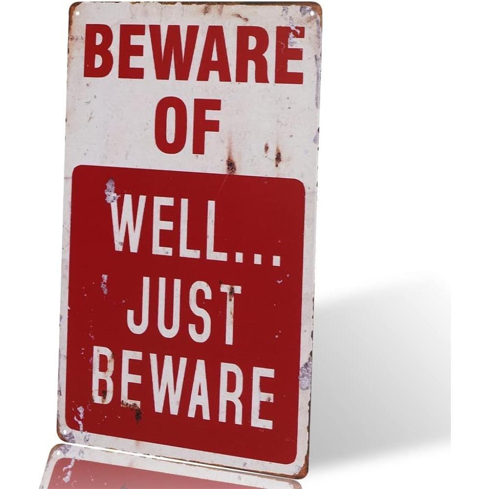 DL Beware Of Well Just Vintage Metal Sign - Garage Home Decor Tin Art Drip Tray 20x30cm(7.8x11.8inch)
DL Beware Of Well Just Vintage Metal Sign - Garage Home Decor Tin Art Drip Tray 20x30cm(7.8x11.8inch)