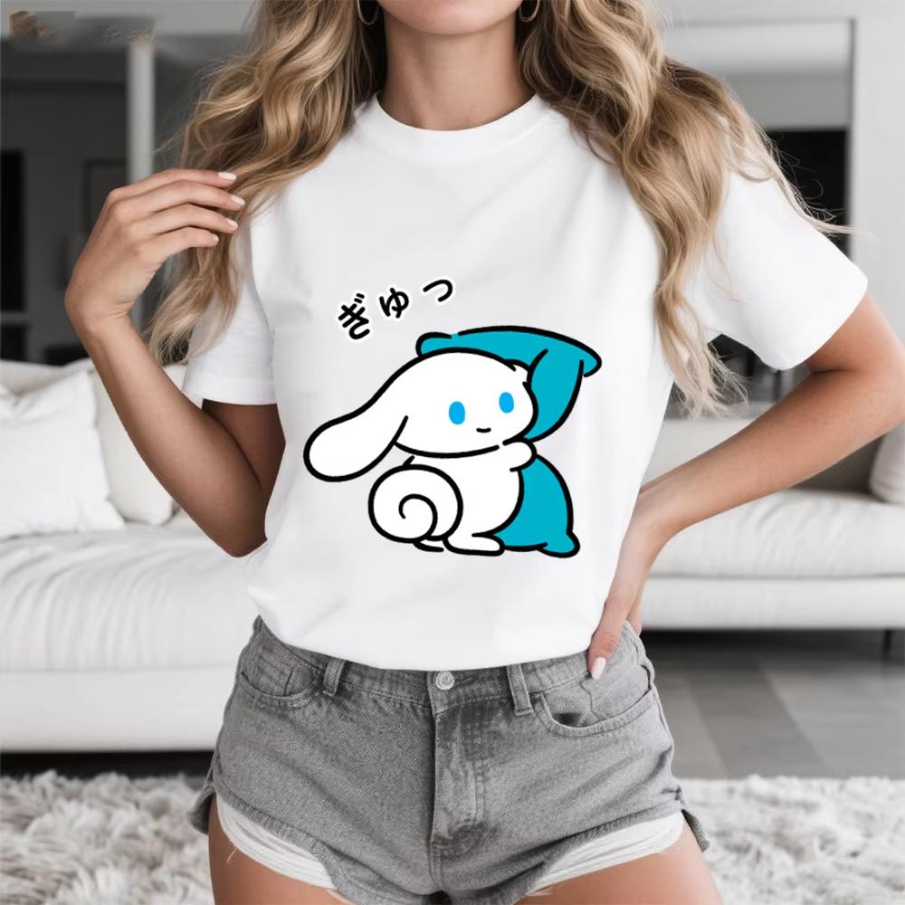 2026 Summer Cinnamoroll Soft Hug Print Casual Cotton T Shirt for Women Comfortable Daily Wear Soft Breathable Top S
2026 Summer Cinnamoroll Soft Hug Print Casual Cotton T Shirt for Women Comfortable Daily Wear Soft Breathable Top S