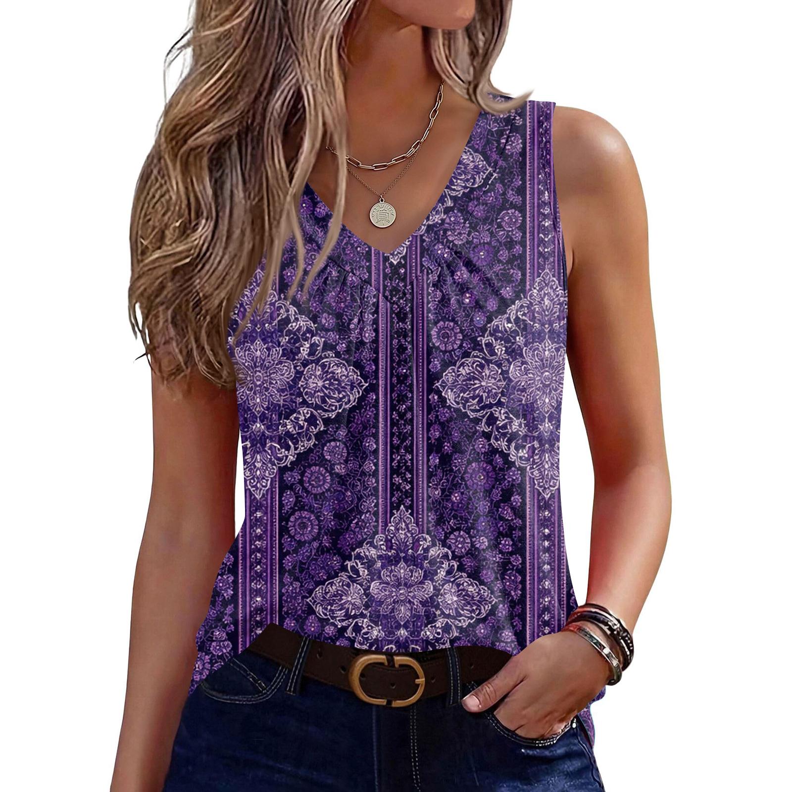 Tank Tops for Women Loose Fit Womens Tops Sleeveless Patchwork Design Fashion Clothing for Summer and Casual Occasions Tank Top Style M фиолетовый
Tank Tops for Women Loose Fit Womens Tops Sleeveless Patchwork Design Fashion Clothing for Summer and Casual Occasions Tank Top Style M фиолетовый