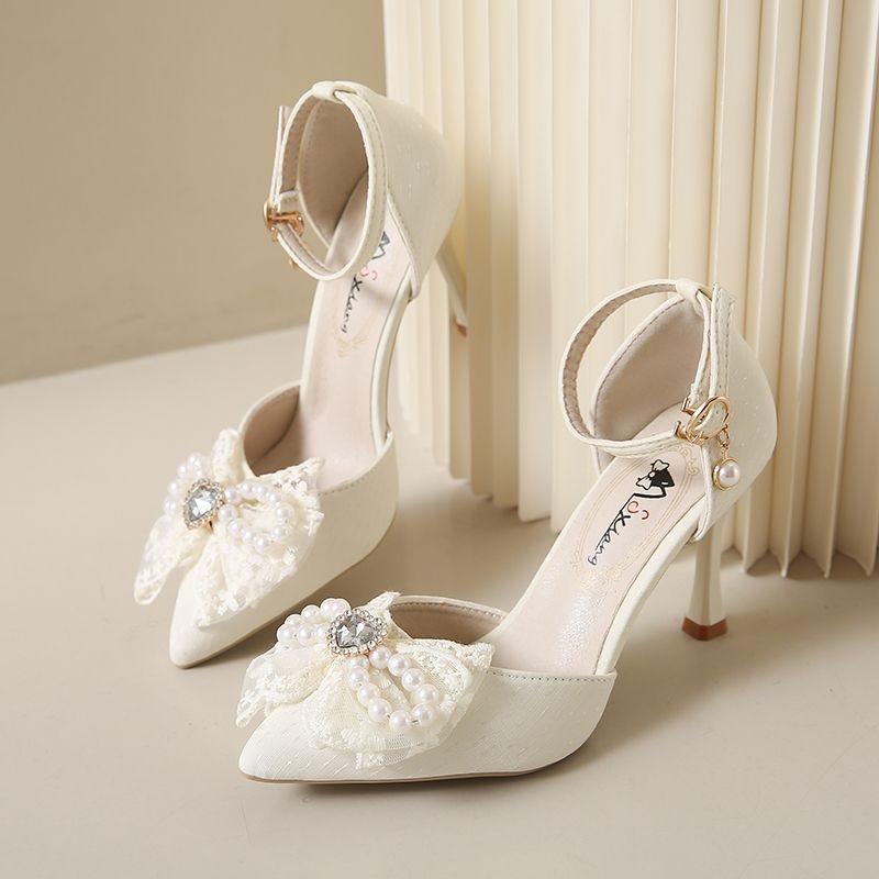 Женские туфли на высоком каблуке, новые весенне-осенние туфли-лодочки с острым носком, жемчужным бантом и ремешком с одной пряжкой-стилетом 36
Женские туфли на высоком каблуке, новые весенне-осенние туфли-лодочки с острым носком, жемчужным бантом и ремешком с одной пряжкой-стилетом 36