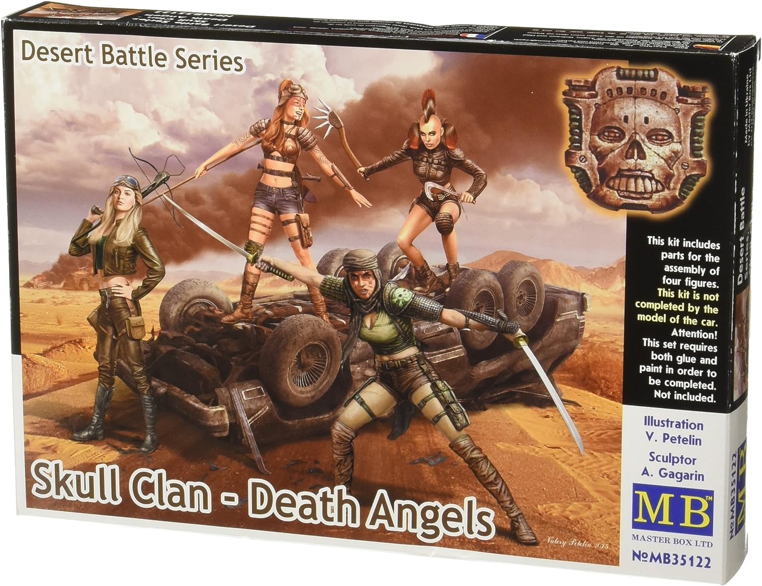 Master Box Death Angels 4 Женщины-воительницы Desert Battle Series Фэнтези Пластиковая модель MB35122 1/35
Master Box Death Angels 4 Женщины-воительницы Desert Battle Series Фэнтези Пластиковая модель MB35122 1/35