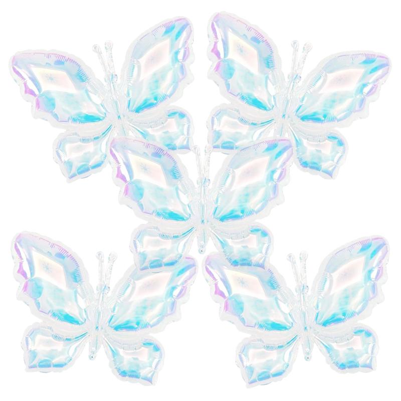 5pcs Transparent Colorful Laser Blue Purple Butterfly Balloon Set Helium Air Globos For Birthday Party Decorations Supplies NONE Other
5pcs Transparent Colorful Laser Blue Purple Butterfly Balloon Set Helium Air Globos For Birthday Party Decorations Supplies NONE Other