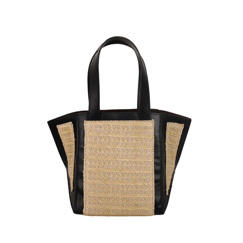 2025 Summer New Creative Straw Woven & PU Handbags Stylish Design Hot Trendy Sense of Luxury Simple Fashion Handbags for Women чёрный
2025 Summer New Creative Straw Woven & PU Handbags Stylish Design Hot Trendy Sense of Luxury Simple Fashion Handbags for Women чёрный