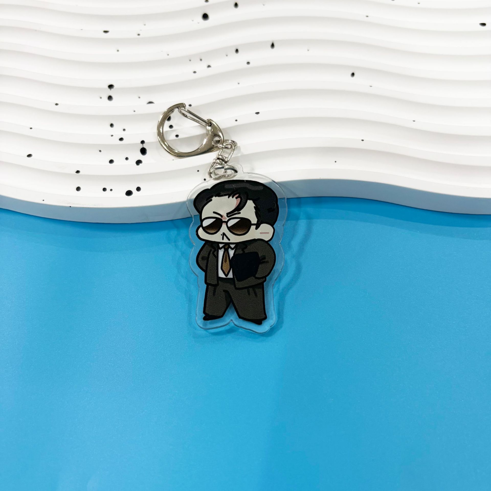 Korean Cartoon Keychain, Cute Suit Cartoon Keyring, K-pop ARMY Fans Bag Charm(Jin / RM / Suga / Jimin / V / J-Hope / Jungkook) 7
Korean Cartoon Keychain, Cute Suit Cartoon Keyring, K-pop ARMY Fans Bag Charm(Jin / RM / Suga / Jimin / V / J-Hope / Jungkook) 7