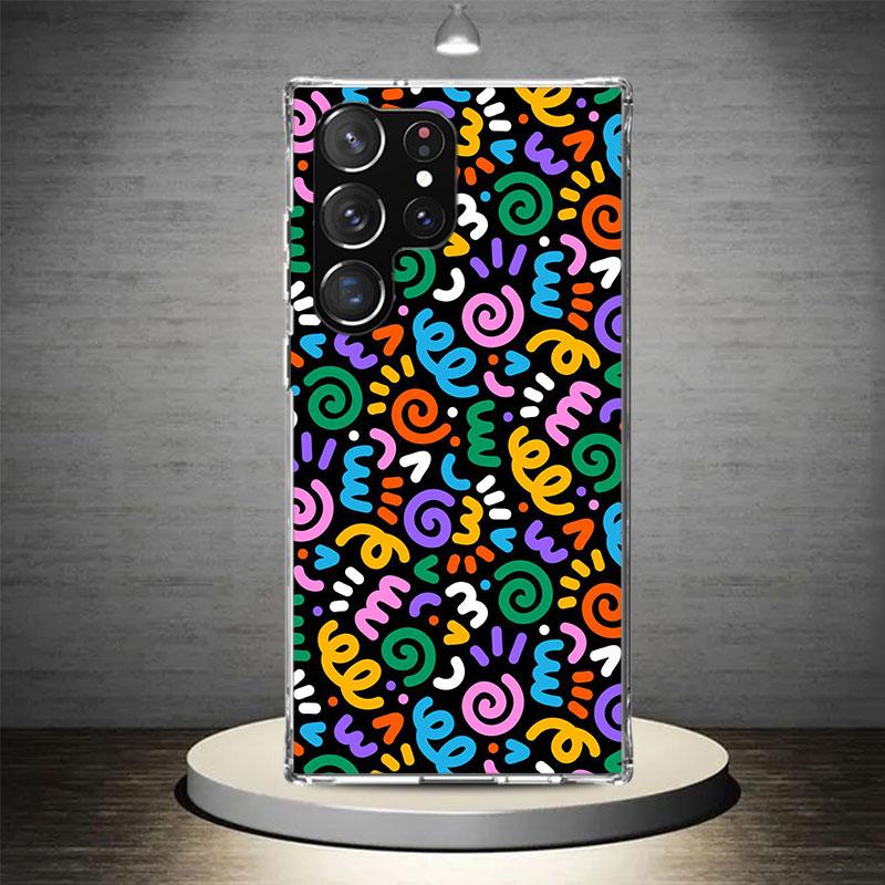 Simple Pattern Graffiti Phone Case Cover for S22 S23 S24 S25 Ultra S21 FE S20 Plus S10 + S25Edge Soft Pattern Coque Fundas Samsung S25 Ultra
Simple Pattern Graffiti Phone Case Cover for S22 S23 S24 S25 Ultra S21 FE S20 Plus S10 + S25Edge Soft Pattern Coque Fundas Samsung S25 Ultra