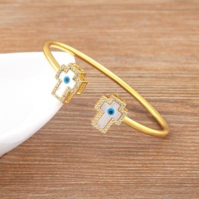 Nidin Ins Hot Sale New Devil s Eye Bracelet Personality Geometric Oil Drop Turkey Blue Eye Bangle Open Adjustable Lucky Jewelry 56-58mm
Nidin Ins Hot Sale New Devil s Eye Bracelet Personality Geometric Oil Drop Turkey Blue Eye Bangle Open Adjustable Lucky Jewelry 56-58mm