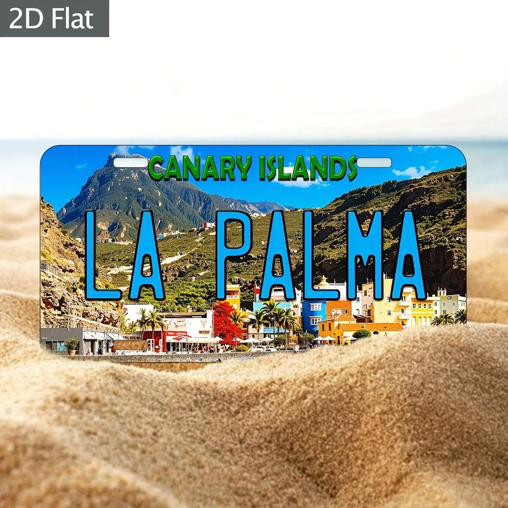 La Palma Canary Islands Volcanic Townscape License Plate Style Aluminum Metal Sign Retro Travel Souvenir Wall Art Decor for Home 15x30cm(5.9x7.8inch)
La Palma Canary Islands Volcanic Townscape License Plate Style Aluminum Metal Sign Retro Travel Souvenir Wall Art Decor for Home 15x30cm(5.9x7.8inch)