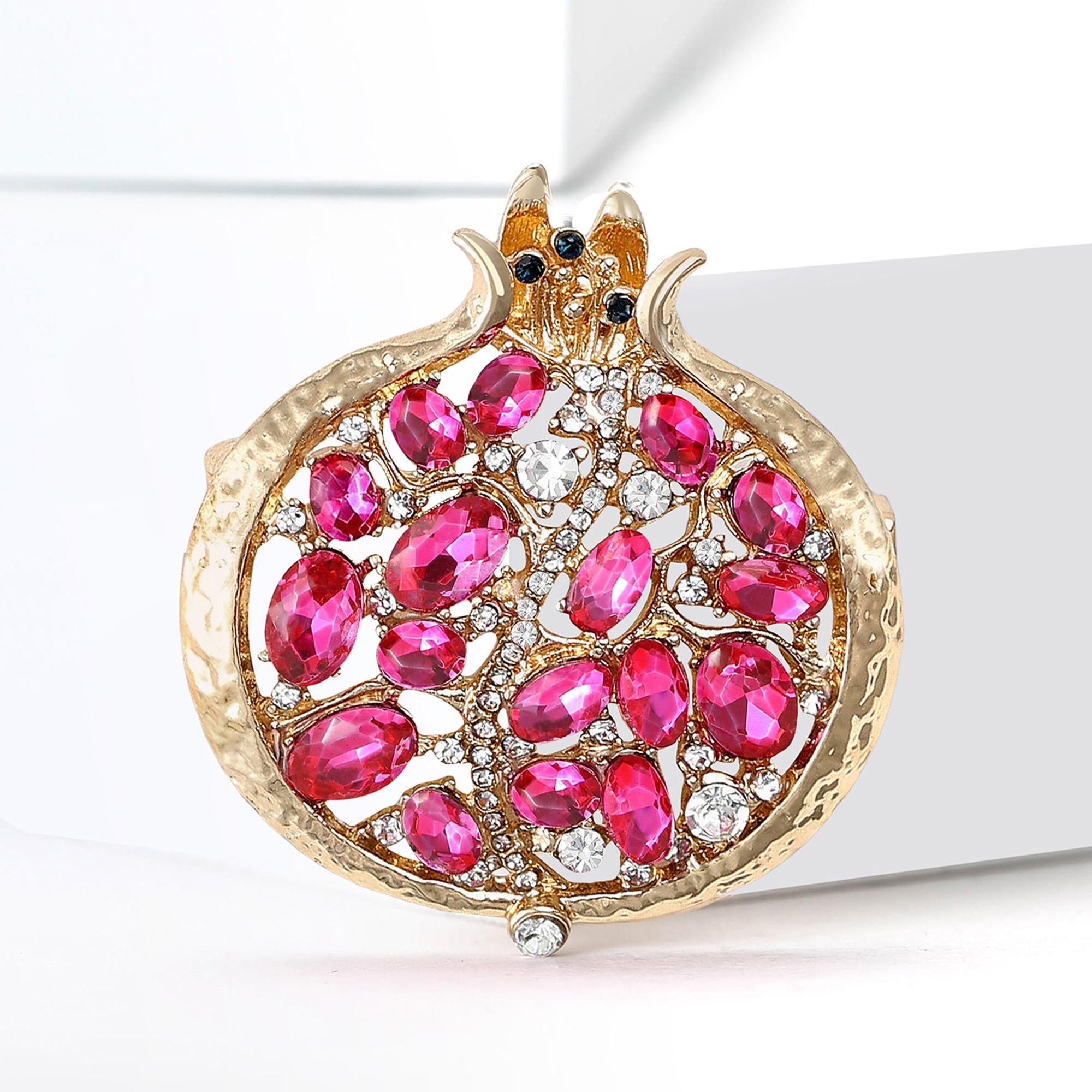 Classic Rhinestone Pomegranate Brooches for Women Enamel Fruit Plant Pins Event Party New Gifts Jewelry Decoration Accessories
Classic Rhinestone Pomegranate Brooches for Women Enamel Fruit Plant Pins Event Party New Gifts Jewelry Decoration Accessories